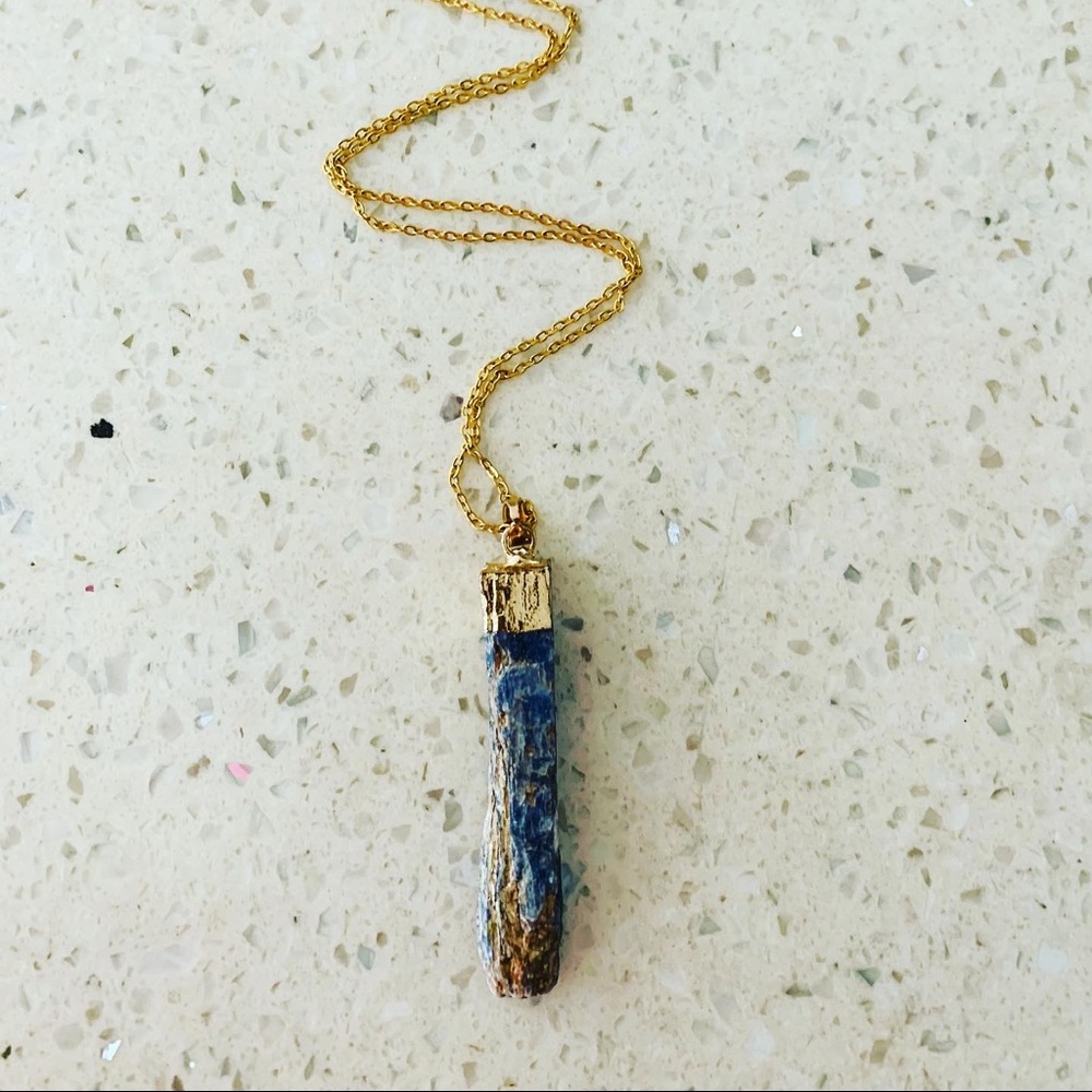 Geode agate necklace - Picture 5 of 6